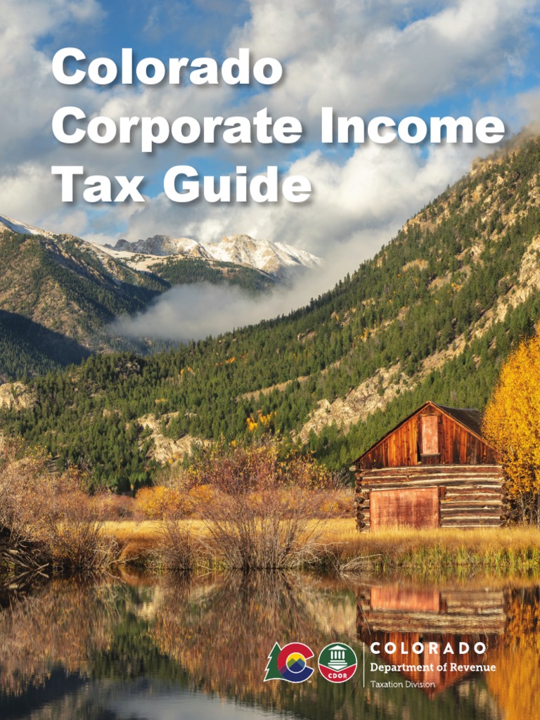 Colorado Corporate Tax Guide PDF Taxation In The United
