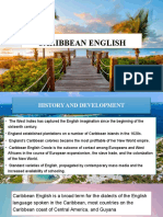 History and Development of Caribbean English