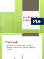 Past Simple,Past Continuous