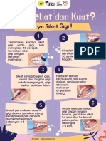 Poster menyikat gigi