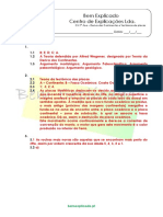 2.2 - Ficha de Trabalho - Deriva Dos Continentes e Tectónica de Placas (3) - Soluções