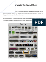 16 Types of Computer Ports and Their Functions