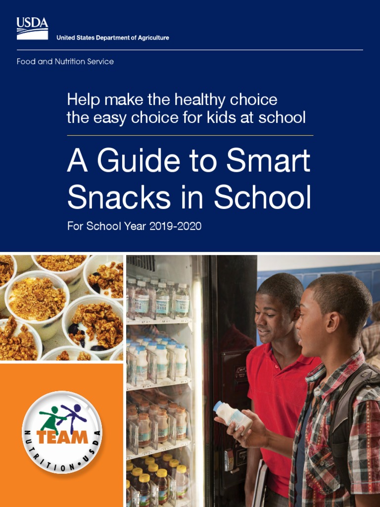 USDA Smart Snacks | Download Free PDF | Foods | Nutrition Facts Label