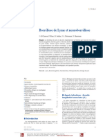 Borréliose de Lyme Et Neuroborréliose