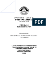 Laporan Bab I S.D. III Turbin Pelton, Christ Nicolas Federico Parapat (1807113245)