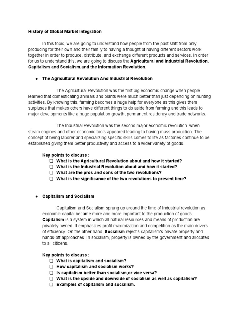 History of global market integration sedutan pdf capitalism