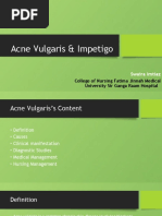 Acne Vulgar & Impetigo