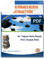 Business Research Methods and Project Work
