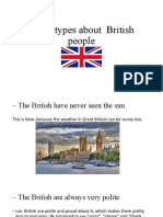 Stereotypes About British People