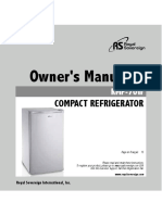 Owner'S Manual: Compact Refrigerator