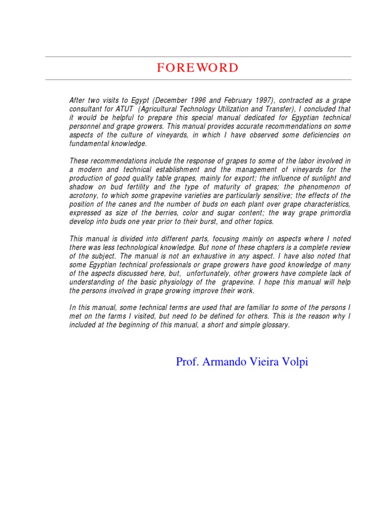 Viticulture Manual Pdf Leaf Vitis
