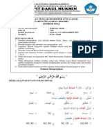 Soal PTS 1 B.arab KLS 8 2021-2022. Rev