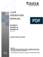 User Operation Manual: Eclipse 8 Eclipse 16 Eclipse 32