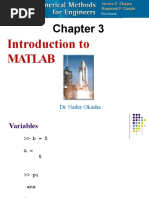 Chapter 3 Introduction To MATLAB