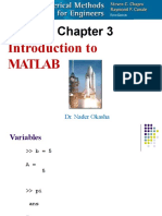 Chapter 3 Introduction To MATLAB