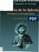 Vol. 27 - Historia de La Iglesia IV (Contemporanea) - J. Maria Laboa