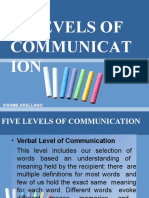 2. Levels of Communication