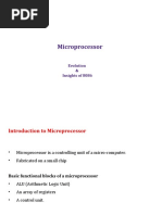 Microprocessor: Evolution & Insights of 8086