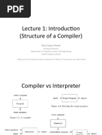 Lesson 1: Structure of A Compiler