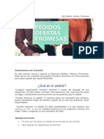 Pedidos Ofertas y Promesas