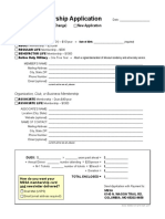 MSSA Membership Application: Renewal (W/address Change) New Application