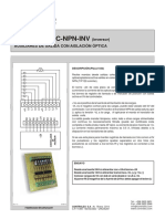 AISL-24/1-8OC-NPN-INV módulo salidas aisladas ópticamente