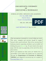 Jomo Kenyatta University OF Agriculture & Technology: P.O. Box 62000, 00200 Nairobi, Kenya E-Mail: Elearning@jkuat - Ac.ke