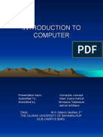 Presentation of Computer Assigment