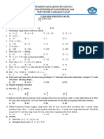 Soal Mid Sem Kls 7 Matematika