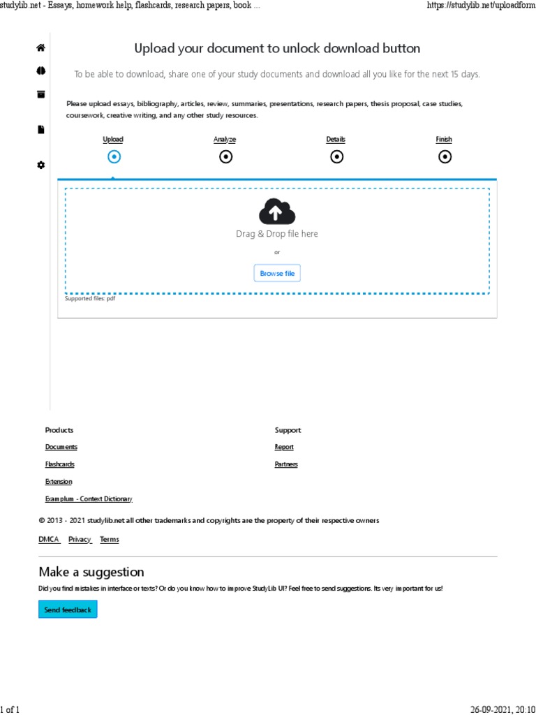 Upload Your Document To Unlock Download Button | PDF
