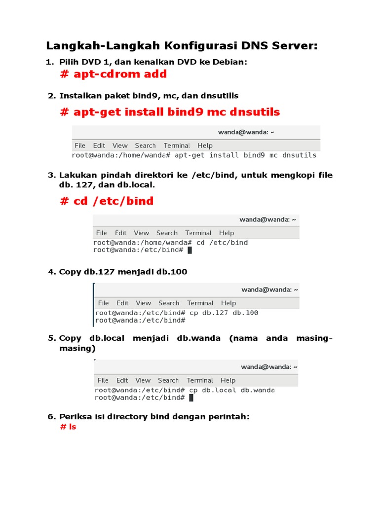Konfigurasi DNS Server | PDF