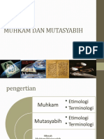 Muhkam Dan Mutasyabih