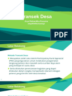 Transek Desa: Arya Mahardika Kusuma 205060607111037