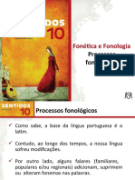 ASA - Sentidos10 - Fonética e Fonologia - Processos Fonológicos - 10º