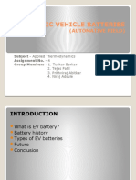 Electric Vehicle Batteries