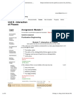 Unit 8 - Interaction of Phases: Assignment: Module 7