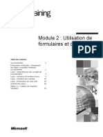 Module 2 Utilisation de Formulaires Et de Controles