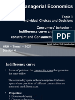 Managerial Economics: Consumers' Behavior - Indifference Curve Analysis, Budget Constraint and Consumers' Equilibrium