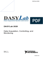 Dasylab 2020: Data Acquisition, Controlling, and Monitoring