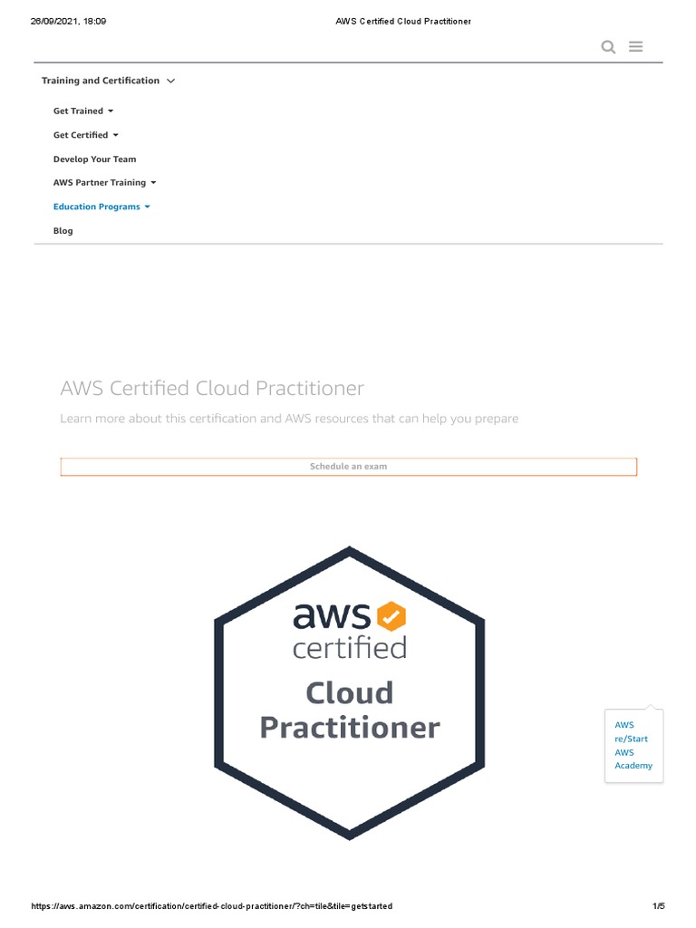 AWS Certified Cloud Practitioner | PDF | Test (Assessment) | Amazon Web ...