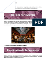 Tipos de Restaurantes ¿Cuáles Son y Cómo Se Clasifican
