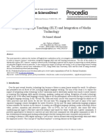 English Language Teaching (ELT) and Integration of Media Technology