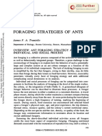Foraging Strategies of Ants: Ann. Rev. Entomol. by Annual Reviews Inc. All Rights Reserved