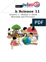 Earth Science 11: Quarter 1 - Module 2: Earth Materials and Processes
