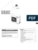 Manual de Instalación: RAV-SM1104ATP-E RAV-SM1104ATJP-E RAV-SM1404ATP-E RAV-SM1404ATJP-E