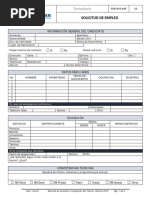 Formulario de Solicitud de Empleo RD | PDF | República Dominicana