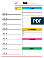 Daily Planner 202109