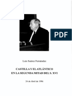 1999, Castilla y El Atlántico en La Segunda Mitad Del S. XVI, Luis Suárez Fdez