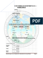 Prontuario Formulas Matematica III