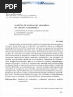 Modelos de Evaluación Educativa